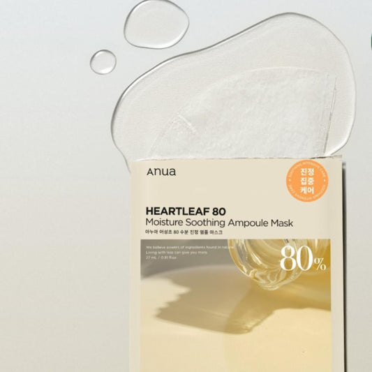 ANUA Heartleaf 80 Moisture Soothing Ampoule Mask