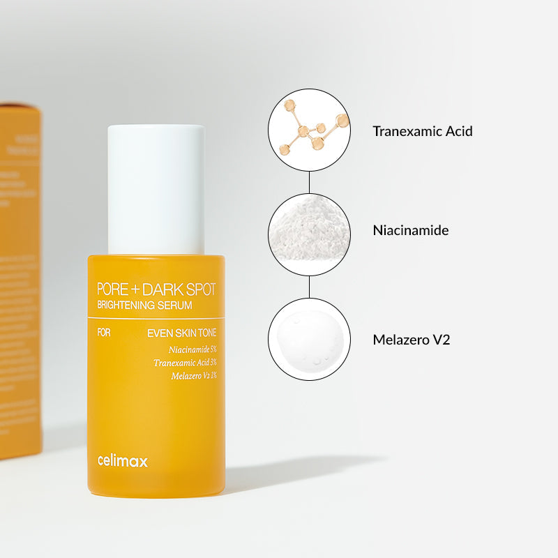 celimax Pore+Dark Spot Brightening Serum key ingredients