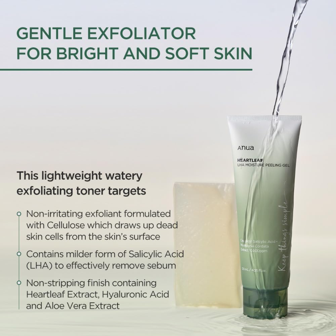 ANUA Heartleaf LHA Moisture Peeling Gel - 120ml