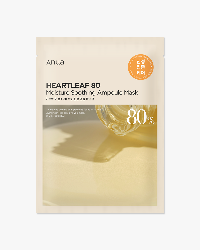 ANUA Heartleaf 80 Moisture Soothing Ampoule Mask