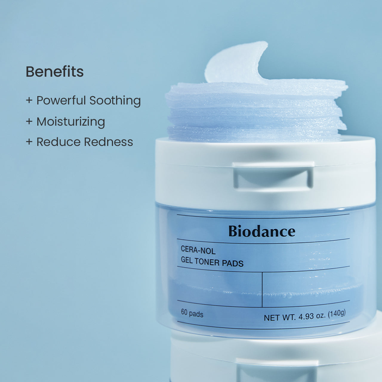 Biodance Cera-nol Gel Toner Pads - 60 Pads