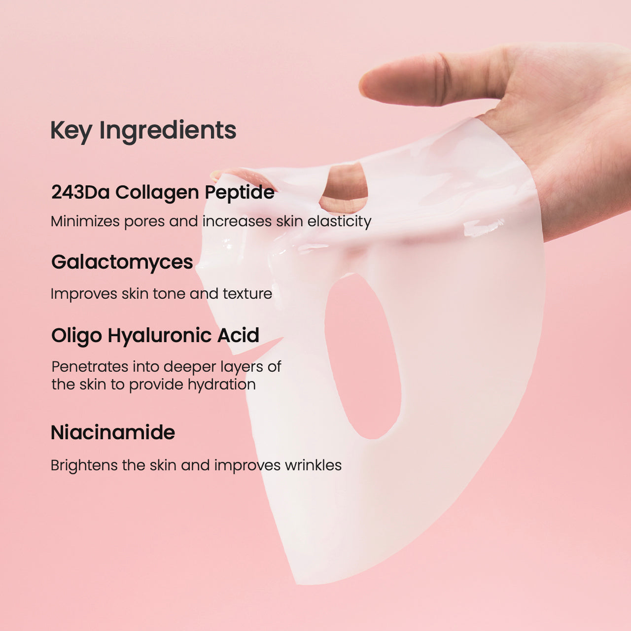 BIODANCE Bio-Collagen Real Deep Mask key ingredients