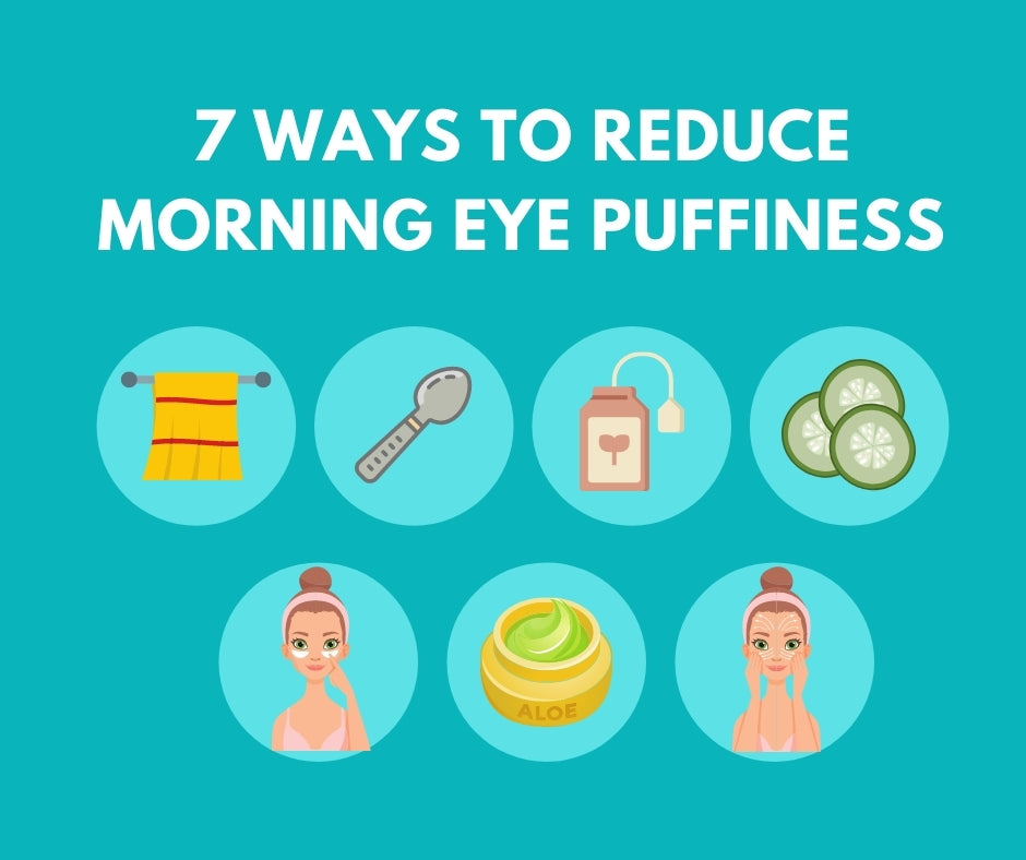 7 ways to reduce morning eye puffiness