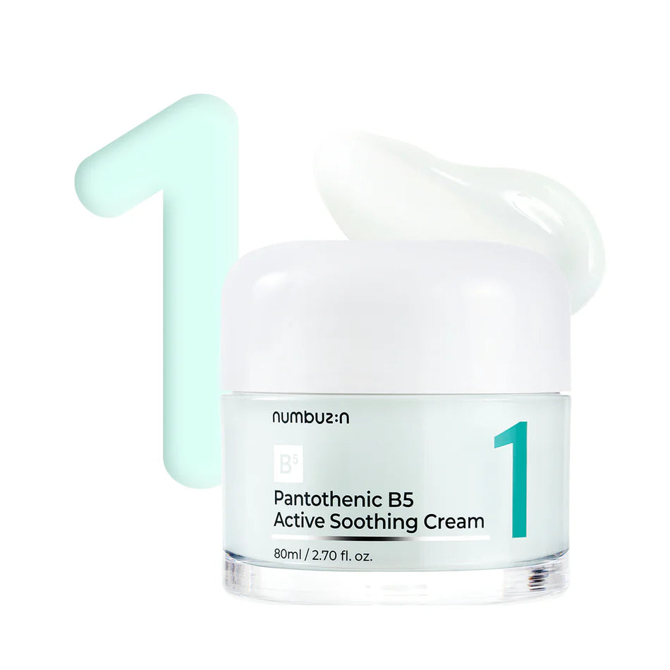 Numbuzin No.1 Pantothenic B5 Active Soothing Cream - 80ml