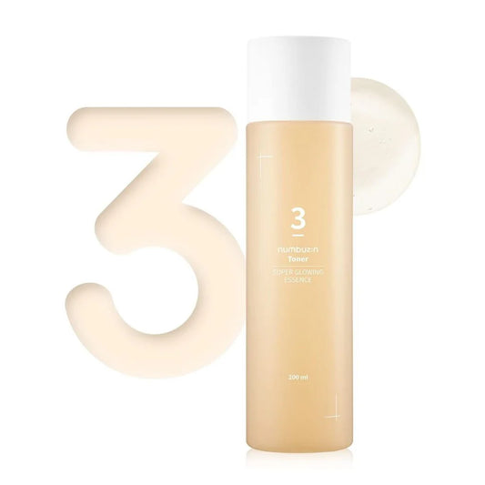 Numbuzin No.3 Super Glowing Essence Toner - 200ml