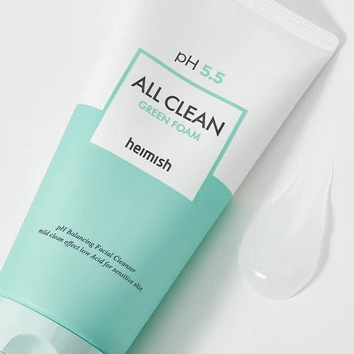 Tube of 'All Clean' green foam by himish on a white background