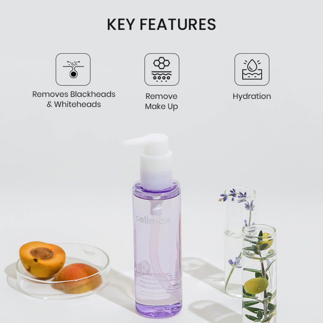 celimax Derma Nature Fresh Blackhead Jojoba Cleansing Oil - 150ml