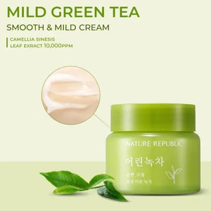Nature Republic Mild Green Cream - 55ml